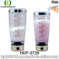 Hot Sale Plastic 600ml Electric Shaker Bottle, Vortex Protein Shaker Bottle (HDP-0729)